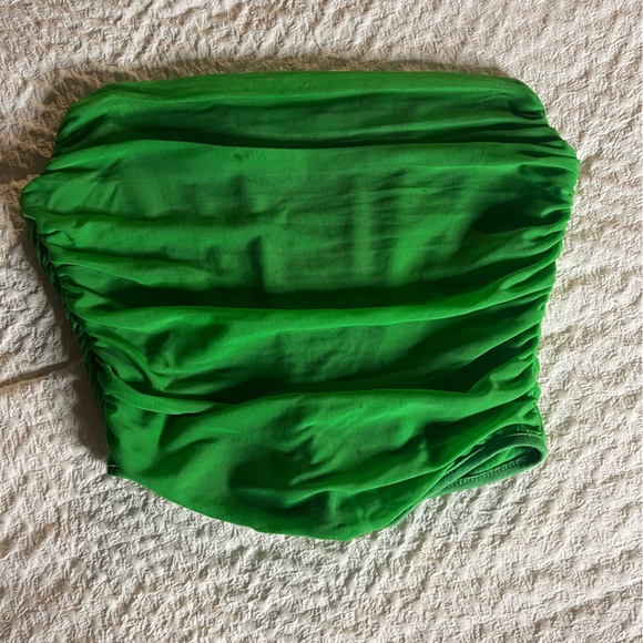 Green Mesh Corset - Picture 2 of 7